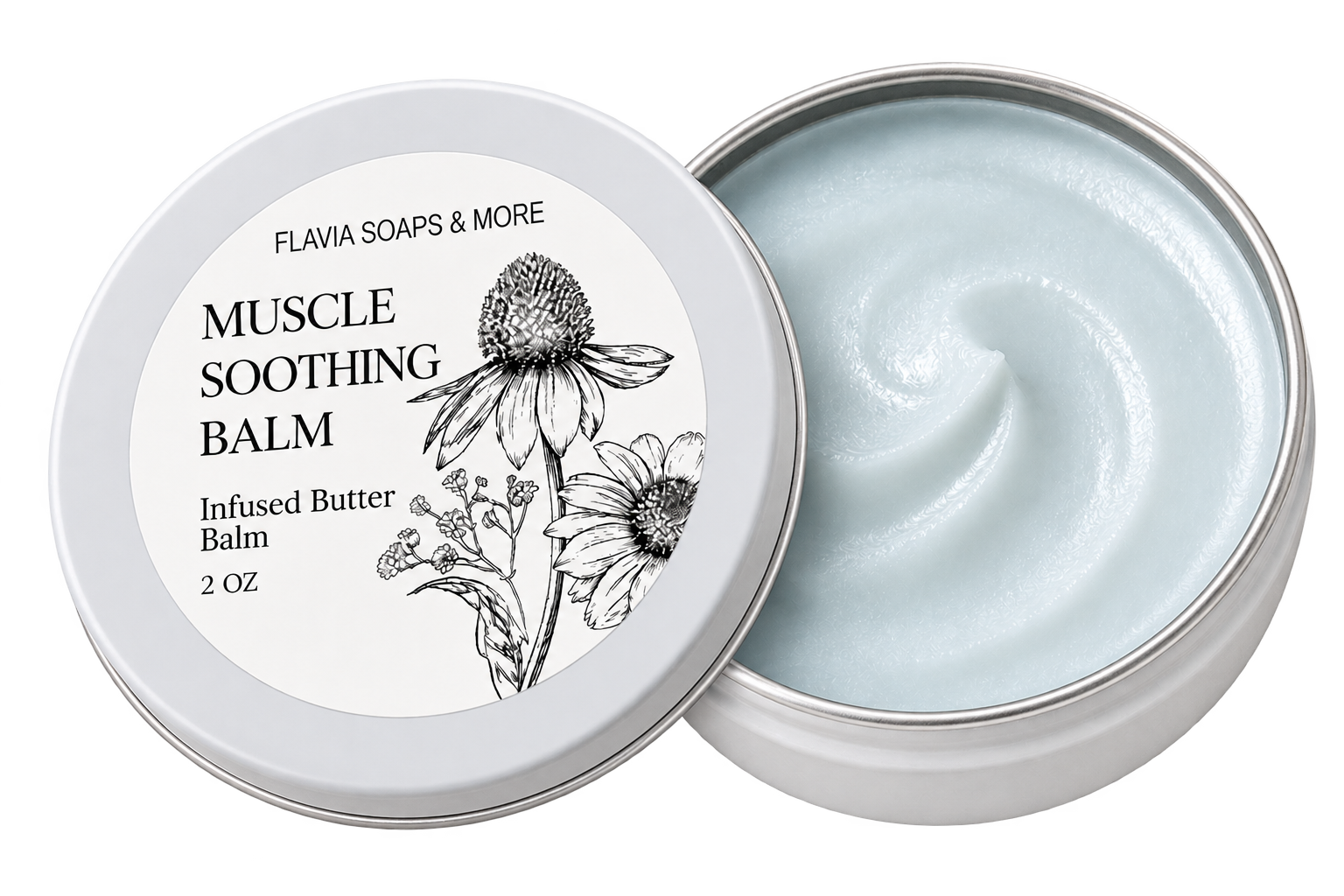 Organic Lotion 8oz - Paraben Free — FLAVIA SOAPS & MORE